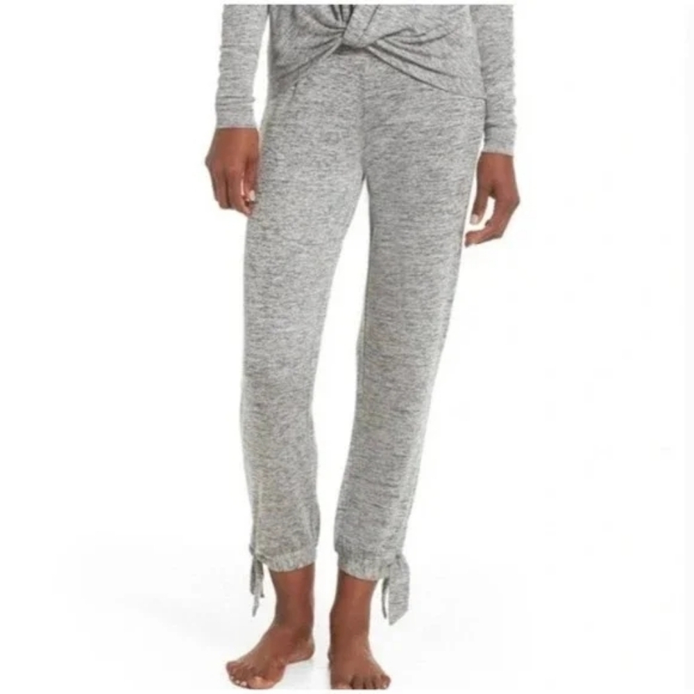 UGG Fallon Pajama Pants Heather Gray XL Women's‎ Ankle Ties Soft